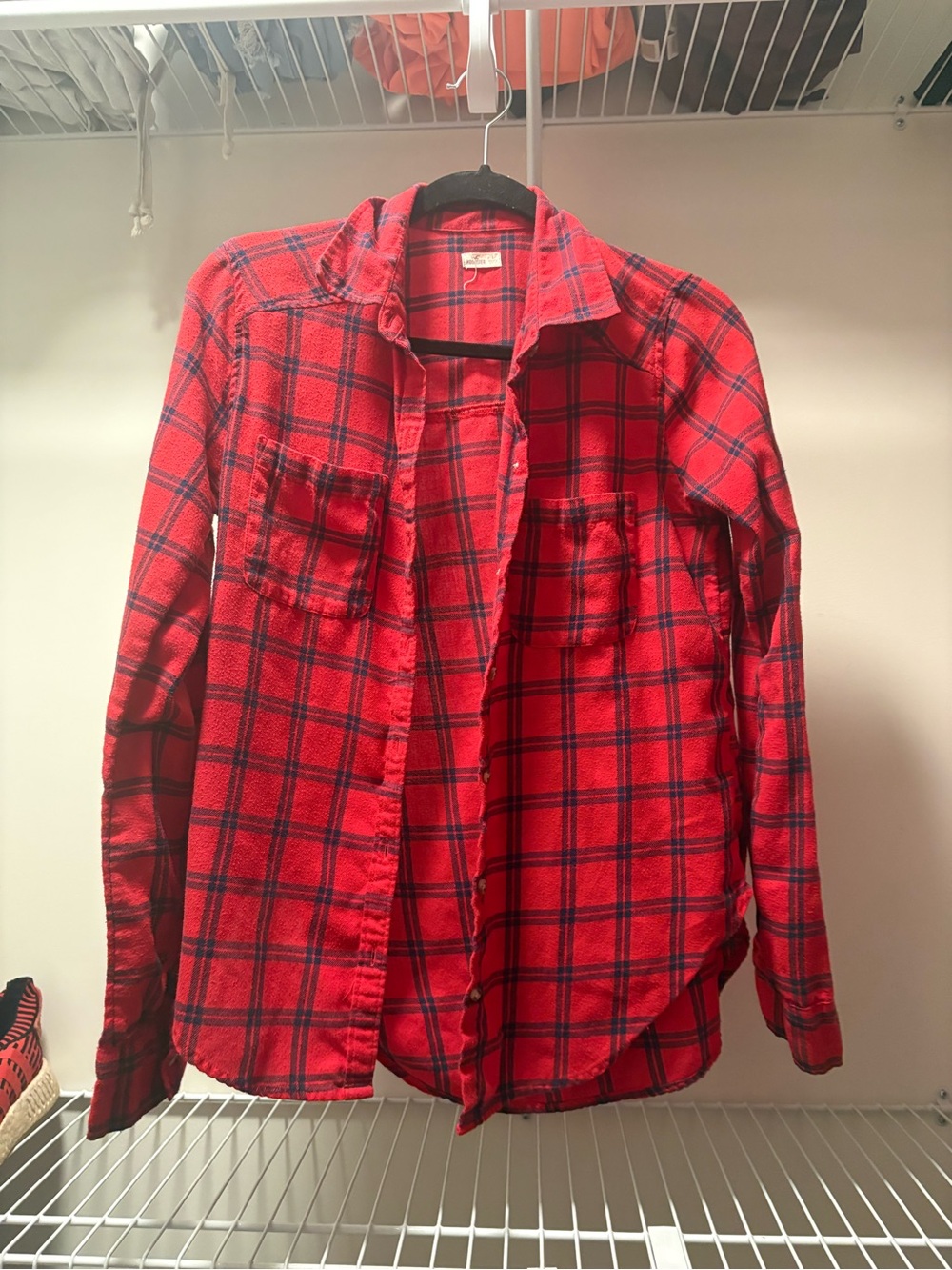 hollister flannel small